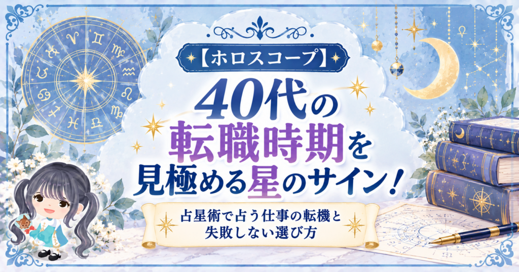 ４０代の転職時期 ホロスコープ
